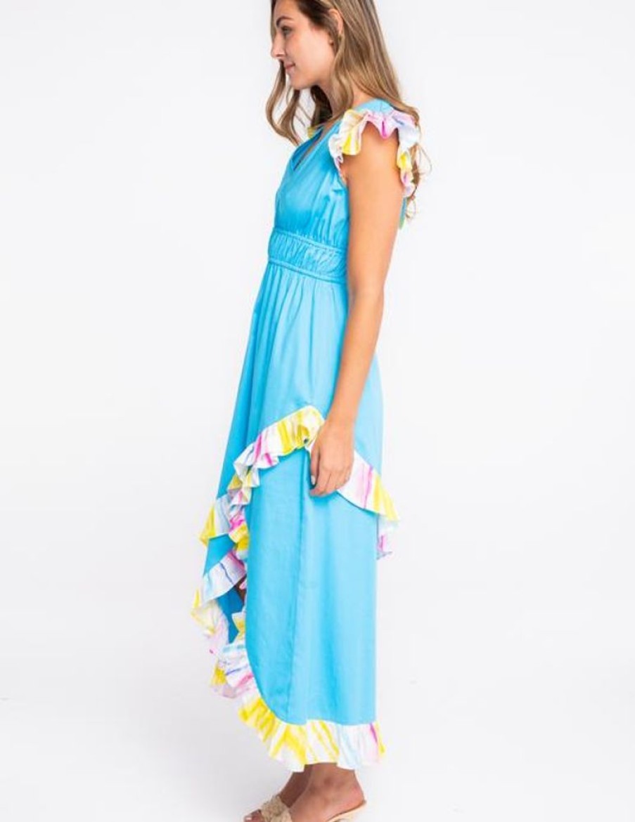 Clothes Alden Adair Midi | Alden Adair Willow Dress Ocean