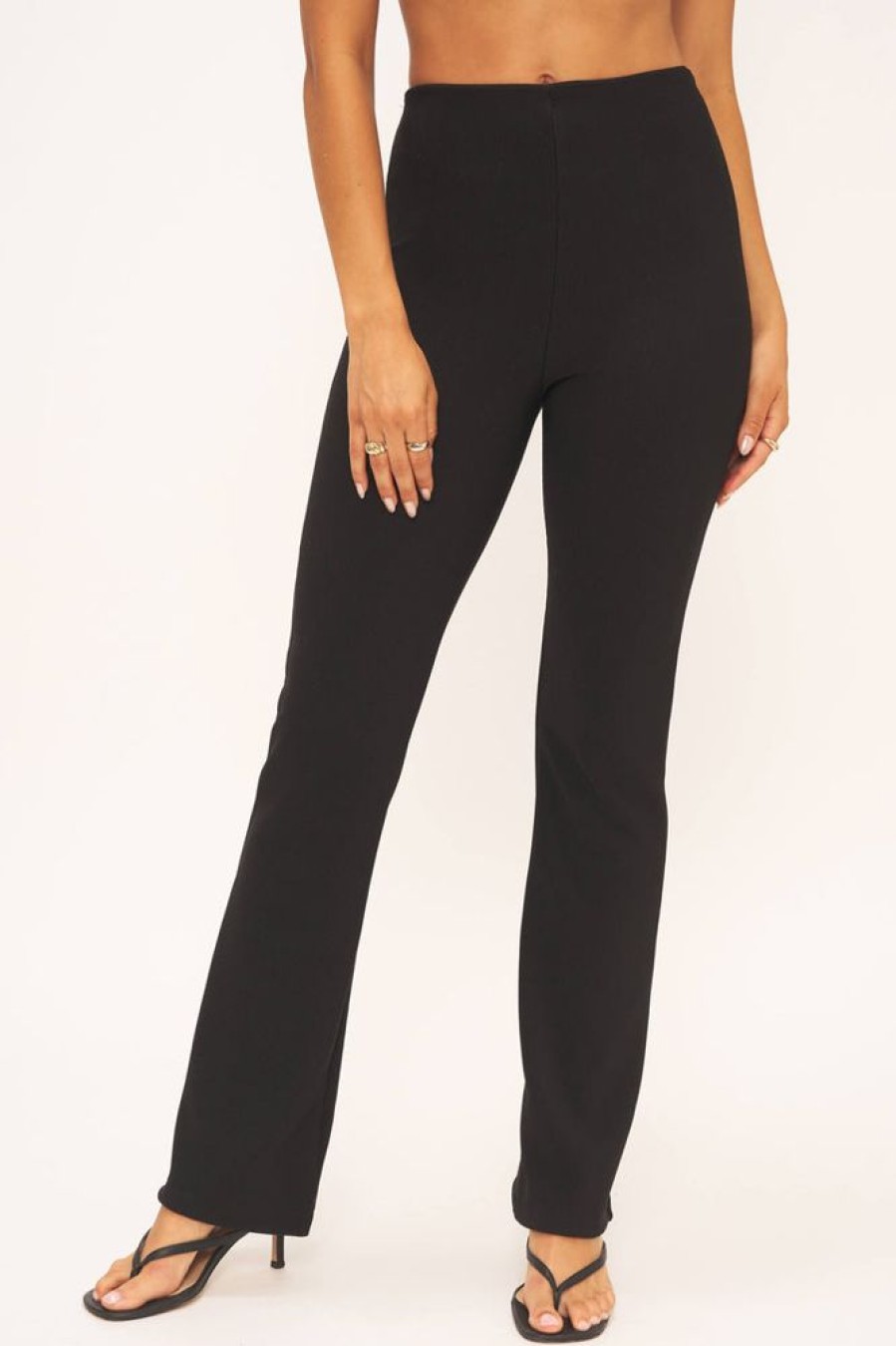 Clothes Project Social T Bottoms | Project Social T Billie Flared Ottoman Pant