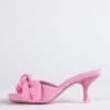 Shoes Jeffrey Campbell | Jeffrey Campbell Mr Big Bow Pink Gingham