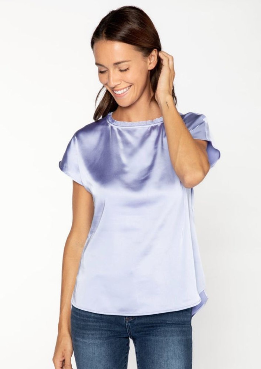 Clothes S'edge Apparel Blouses | S'Edge Apparel Astor Top Party Peri