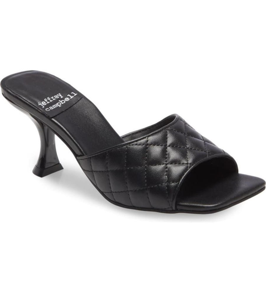 Shoes Jeffrey Campbell | Jeffrey Campbell Mr Big Quilted Black