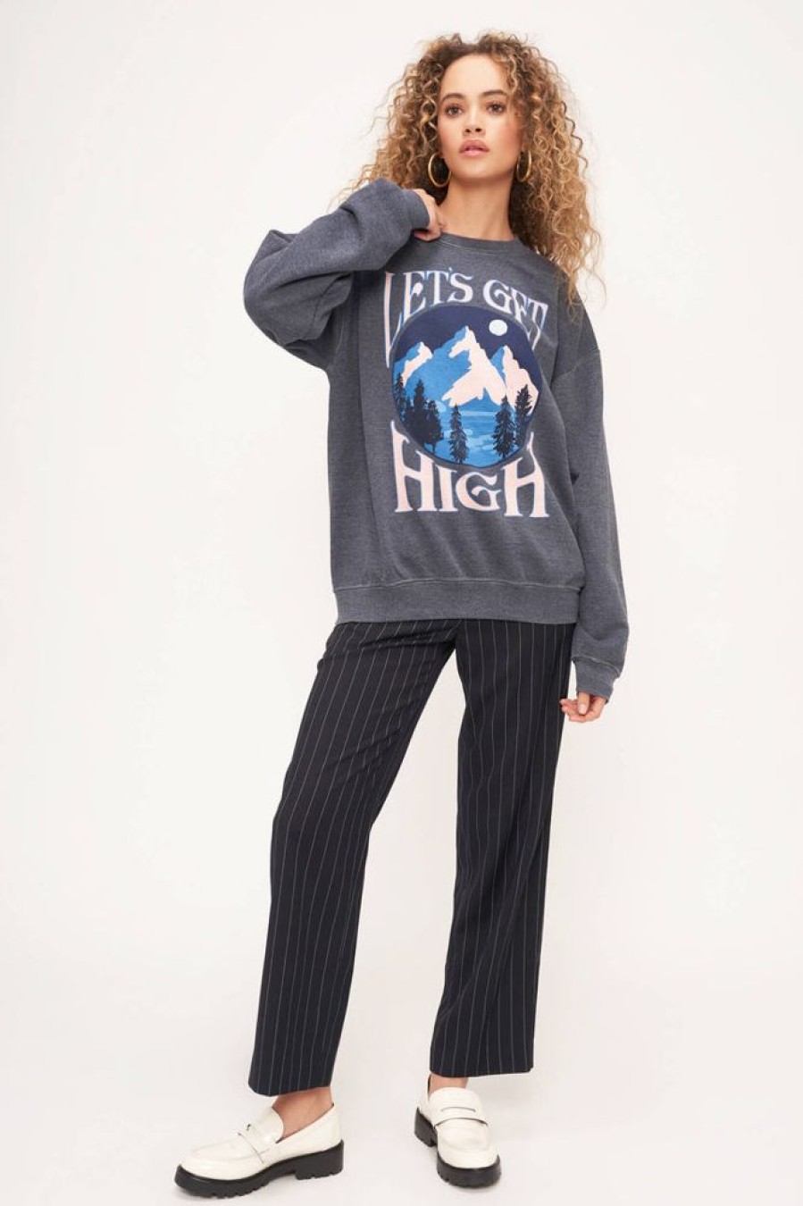 Clothes Project Social T Sweatshirts | Project Social T Let'S Get High Sweatshirt