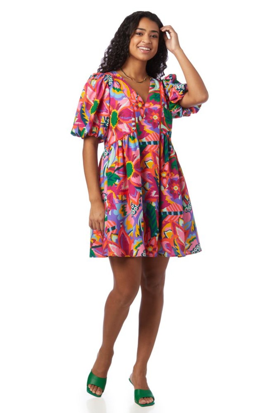 Clothes Crosby By Mollie Burch Mini | Crosby By Mollie Burch Kilby Dress - Heat Waves