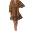 Clothes Crosby By Mollie Burch Mini | Crosby By Mollie Burch Addison Dress - Sepia