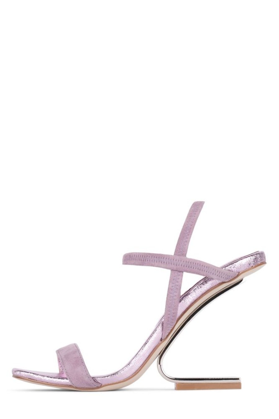 Shoes Jeffrey Campbell | Jeffrey Campbell Geometric Pink Suede Metallic