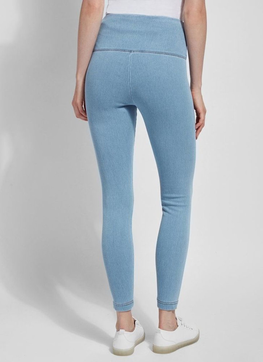 Clothes Lysse Bottoms | Lysse Denim Legging Bleached Blue