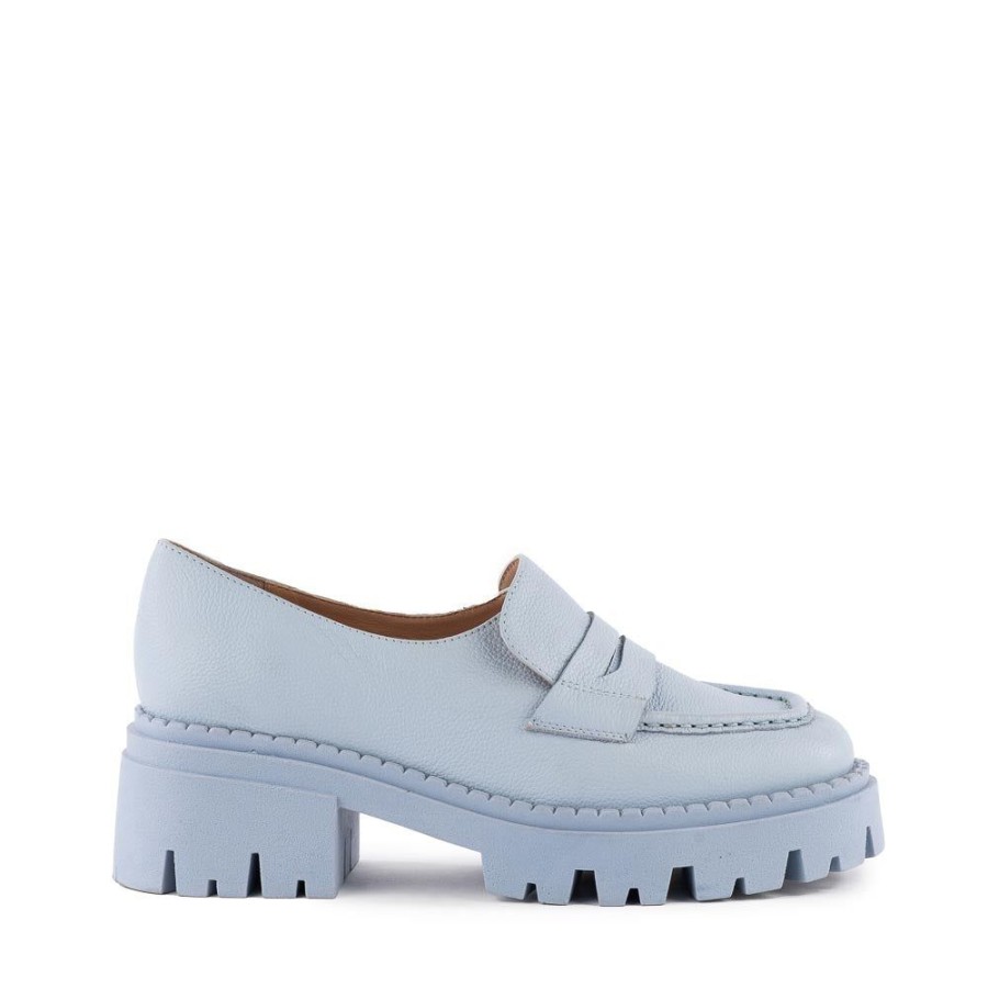 Shoes Seychelles | Seychelles Meridian Baby Blue Loafer