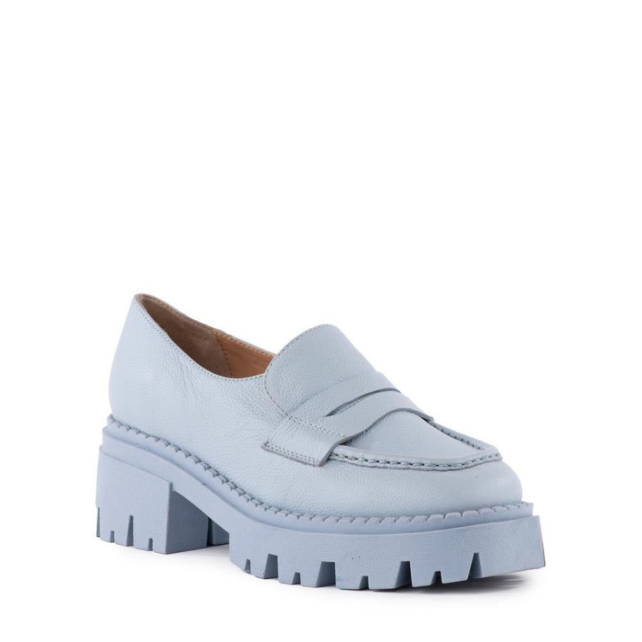 Shoes Seychelles | Seychelles Meridian Baby Blue Loafer