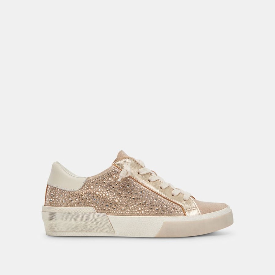 Shoes Dolce Vita | Dolce Vita Zina Crystal Gold Suede