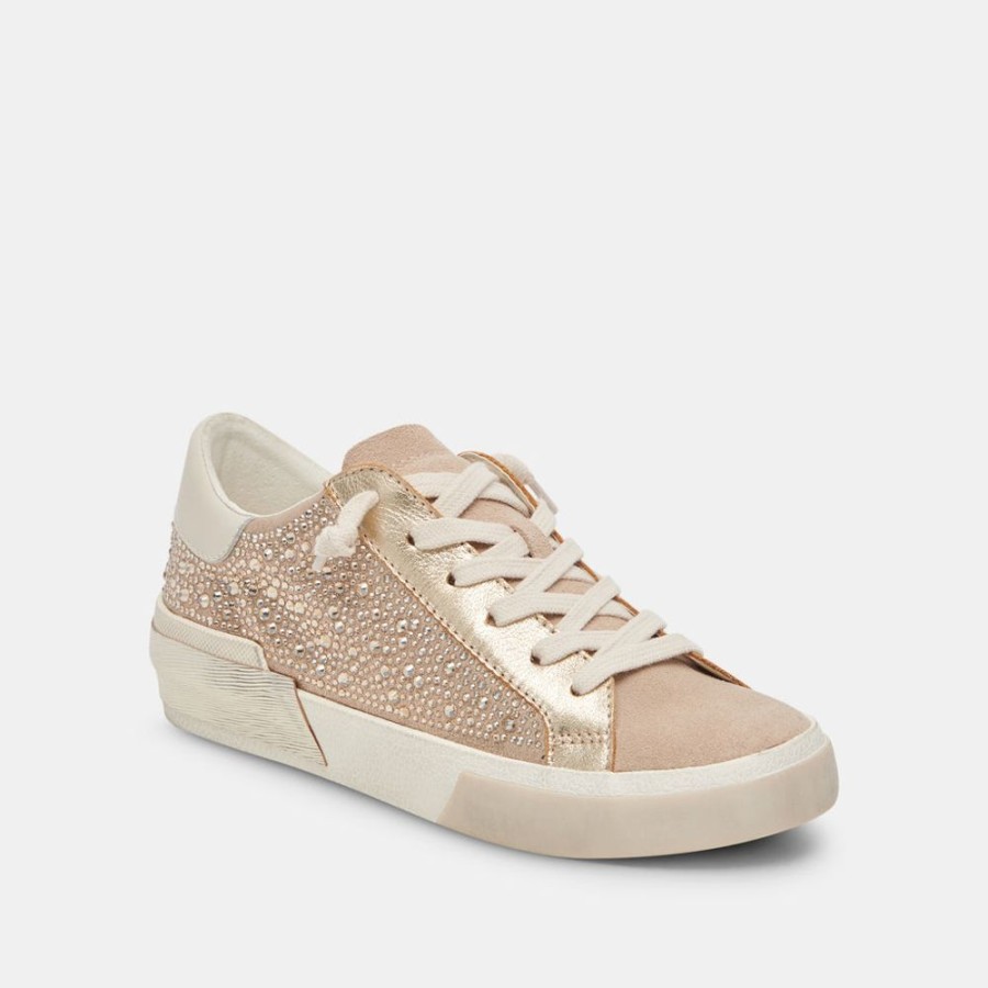 Shoes Dolce Vita | Dolce Vita Zina Crystal Gold Suede