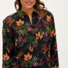 Clothes Sugarhill Brighton Blouses | Sugarhill Brighton Joy Shirt Jungle Life