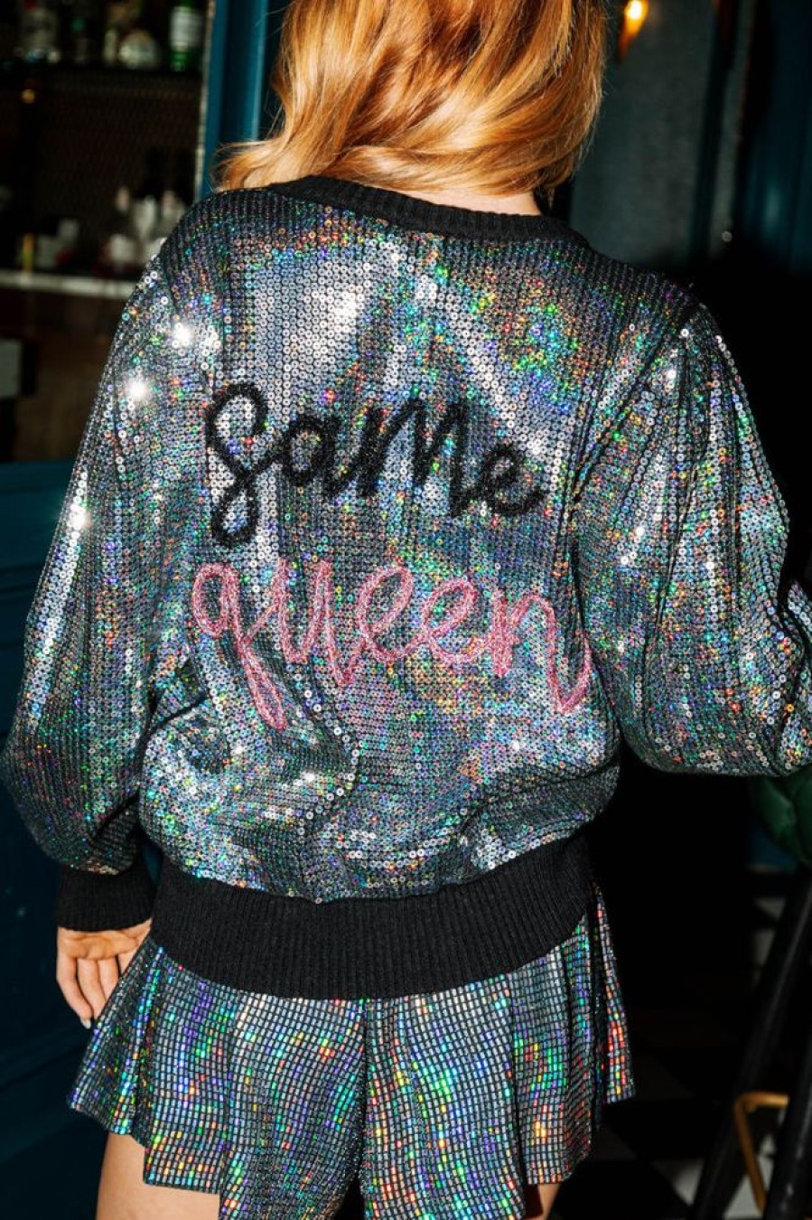 Clothes Queen of Sparkles Sweaters | Queen Of Sparkles New Year Same Queen Sweater