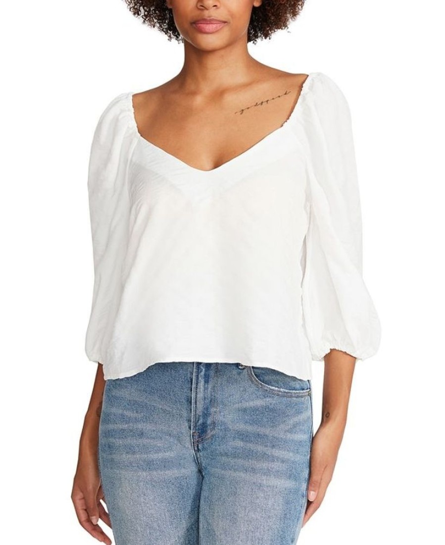 Clothes BB Dakota Blouses | Bb Dakota Stevie White Top