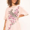 Clothes Project Social T T-Shirts | Project Social T Tiger Fleur Oversized Tee