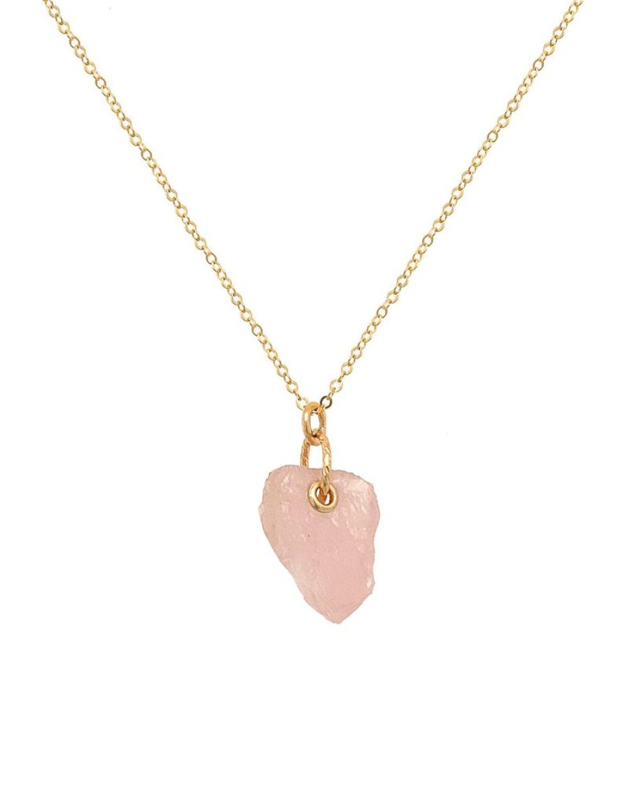 Accessories Jurate LA Earrings | Jurate La Mystic Rose Quartz Necklace