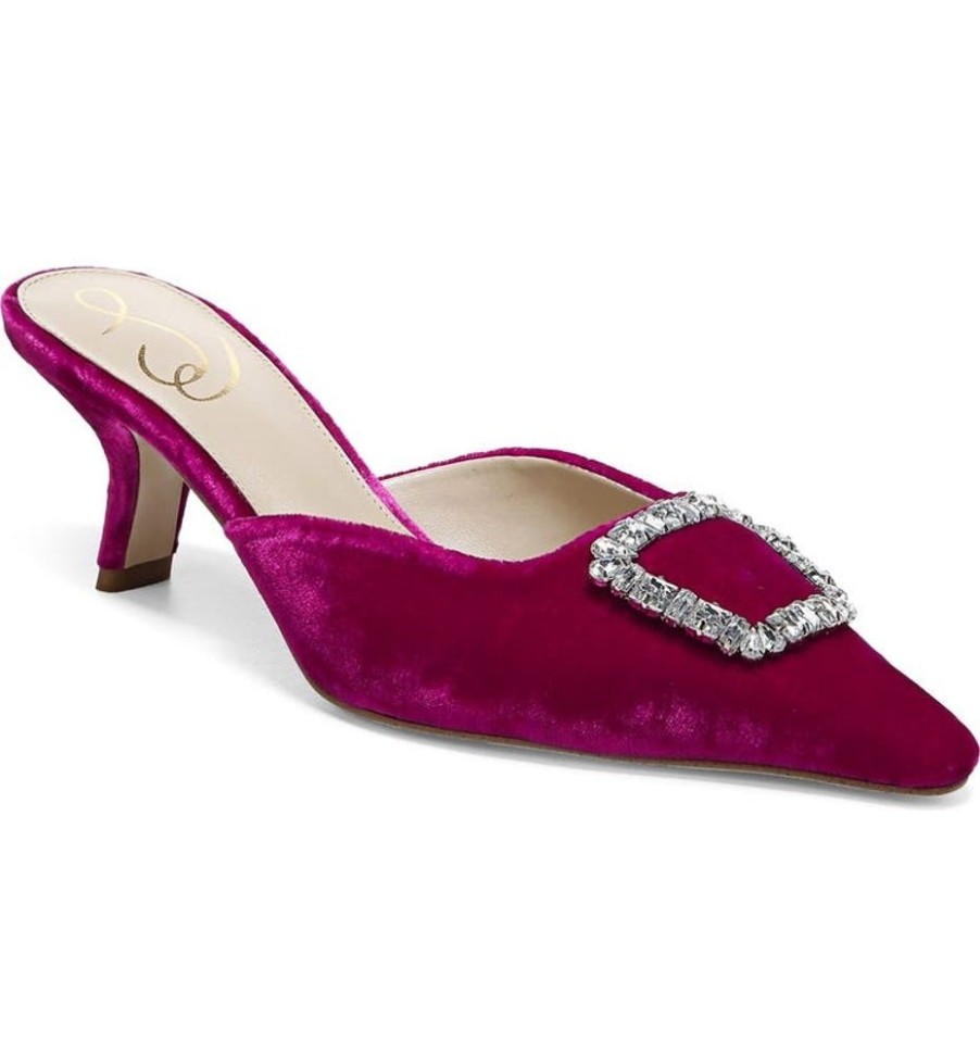 Shoes Sam Edelman | Sam Edelman Brit Jewel Raspberry Velvet