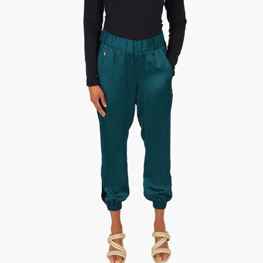 Clothes Emily McCarthy Bottoms | Emily Mccarthy Downtown Jogger Botanical Green