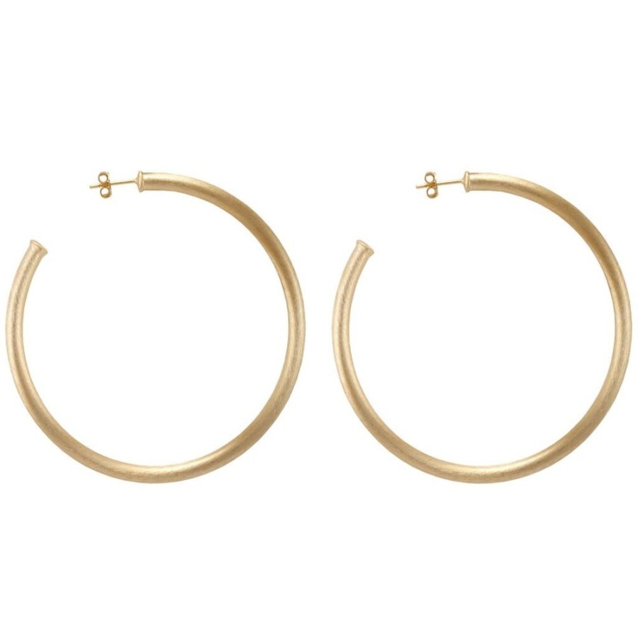 Accessories Sheila Fajl Earrings | Sheila Fajl Everybody'S Favorite Hoops Champagne