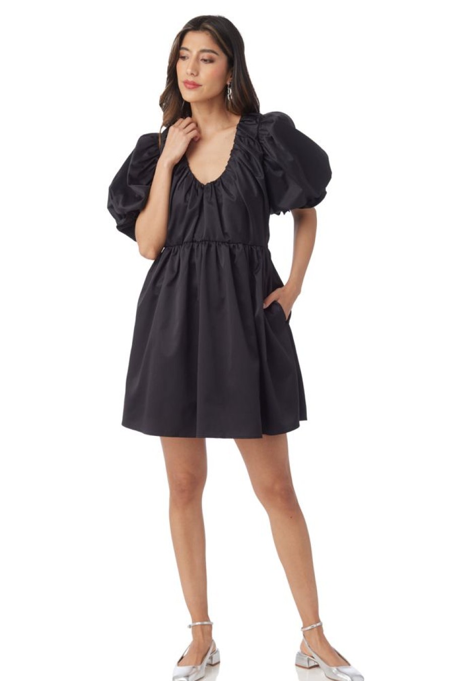 Clothes Crosby By Mollie Burch Mini | Crosby By Mollie Burch Raines Dress Black