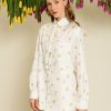 Clothes Sister Jane Blouses | Sister Jane Ditsy Pick Shirt - Pearled Ivory