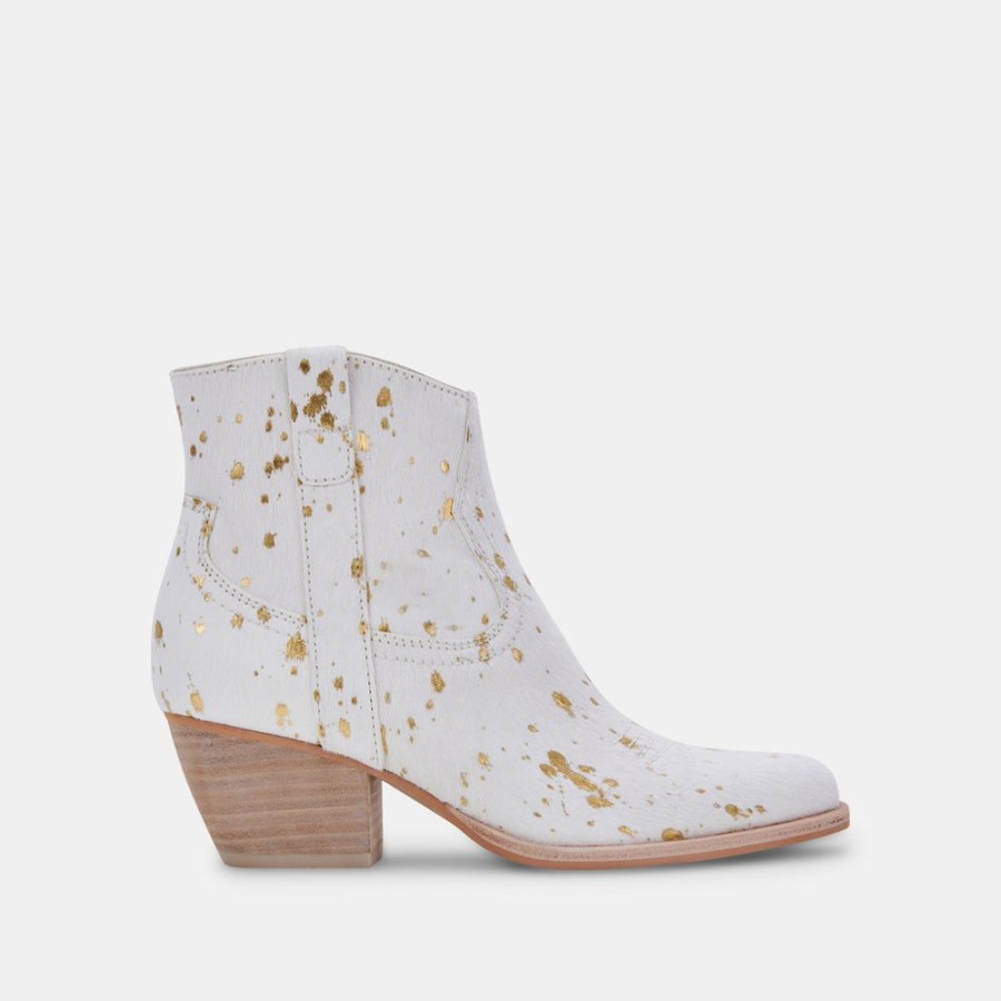 Shoes Dolce Vita | Dolce Vita Silma Gold Multi Bootie